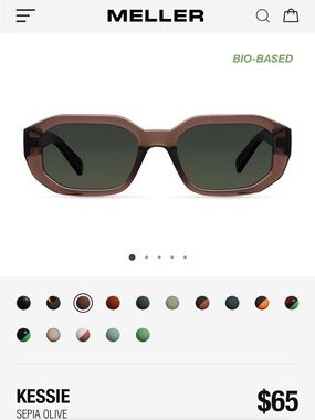 Meller Kessie Sunglasses — Sepia Olive